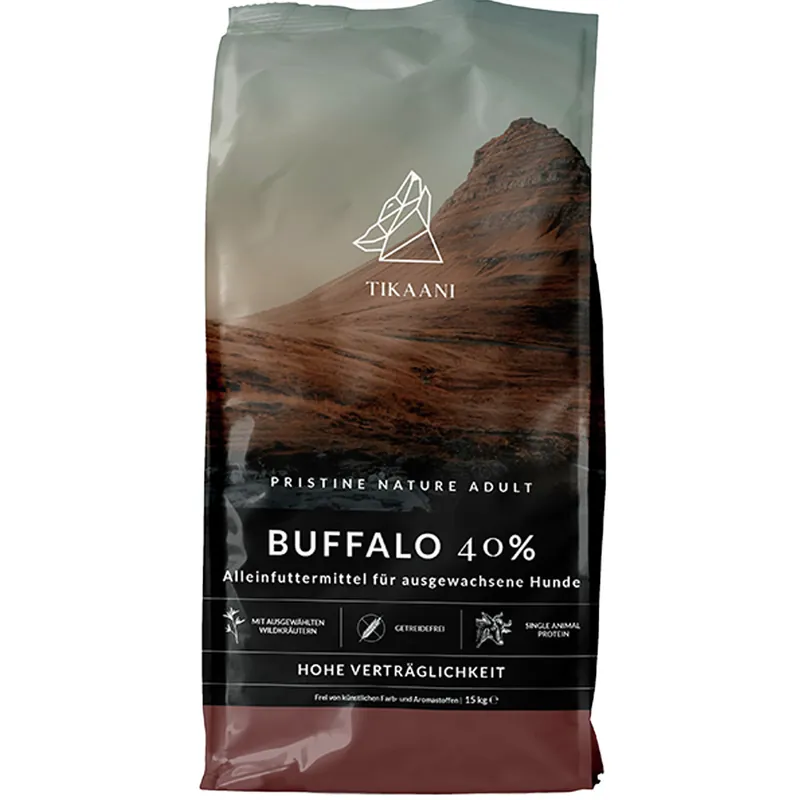 Online Kaufen Sparpaket 2 x 15 kg Tikaani Adult Buffalo 40 % Hunde Trockenfutter